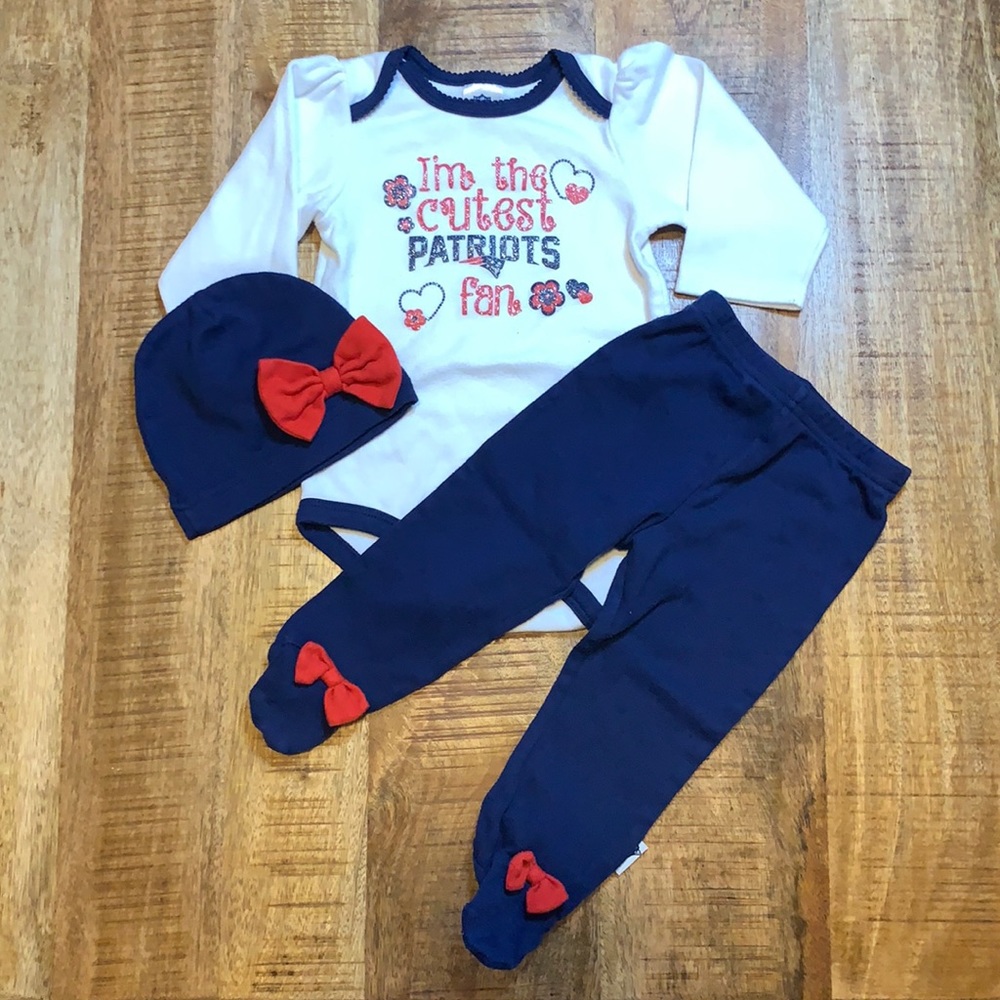 NFL Team Apparel Patriots Infant Set
